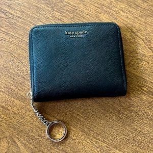 kate spade small black wallet